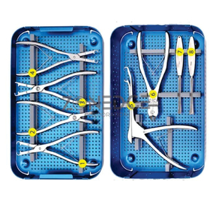 Kit de herramientas de revisión ortopédica, Extractor de tornillos quirúrgicos de acero inoxidable aprobado por CE y juego de instrumentos de extracción de tornillos rotos - Product Image 3