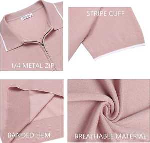 Uniforms Dry Fit <b>Polo</b> <b>Shirts</b> Sport Mens <b>Zip</b> <b>Polo</b> T-<b>Shirt</b> Plain Golf <b>Polo</b> for Men - Product Image 2