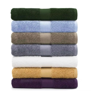 Juego de Toallas de Baño Premium 100% Algodón, Gris Sólido, Rectangulares, Tejidas, Suaves, Absorbentes, de Secado Rápido, para Playa, Estilo Liso, Personalizables - Product Image 2