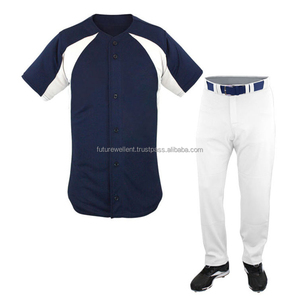 Évacuation de l'humidité Uniformes de baseball de haute qualité Softball Jeunes Design personnalisé par sublimation Ensembles d'uniformes en polyester 100% - Product Image 1