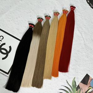 ผมต่อแบบผมเรมี่ผมต่อแบบเป็นกลุ่มสีธรรมชาติ - Product Image 2