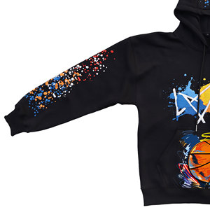 Ropa informal de secado rápido Cómodo Hombres Sudaderas con capucha estampadas 2025 Nuevo diseño Hombres Sudaderas con capucha estampadas algodón mezclado - Product Image 4