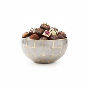 Bol à chocolat en métal créatif, bol martelé doré, service à bonbons de table, bol de qualité supérieure, vente en gros directe d'usine - Product Image 2