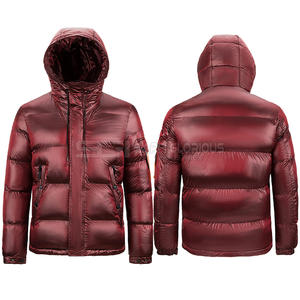 Chaqueta acolchada de nailon y poliéster de alta calidad personalizada para hombre, chaqueta acolchada de burbujas en tallas XS a XL - Product Image 3