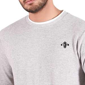 Nouveau haut OEM sweat-shirt pour homme Logo personnalisé à manches longues 100% coton couleur unie O, sweat-shirt col par ATLANTIC - Product Image 4