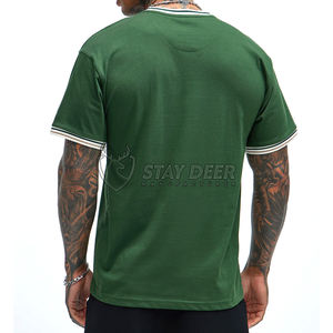 Camiseta Desteñida por el Sol, Camiseta de Algodón Personalizada para Hombre, Camiseta Lisa de Alta Calidad para Impresión OEM/ODM - Product Image 6