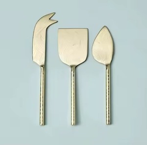 Ensemble à fromage vintage de qualité en acier inoxydable avec manche en résine, couteaux à fromage pour la décoration de table de cuisine, outils de découpe de beurre et de pizza - Product Image 2