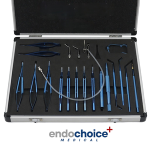 Endochoice Medical Kit de chirurgie ophtalmique en alliage de titane 21 pièces Ensemble d'instruments chirurgicaux de la cataracte pour lentilles intraoculaires - Product Image 2