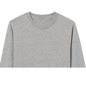 Eco-Friendly Embroidered Women's Fleece Crew Neck Sweatshirt Breathable Polyester/Cotton 340g Winter Full Sleeve Solid Front - Product Image 4