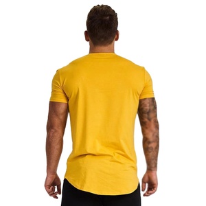 T-shirt Homme Vintage Délavé 100% Coton, Coupe Ample et Épaisse, Style Streetwear, Logo Personnalisé, T-shirt Décontracté Homme Délavé à l'Acide, Vente en Gros - Product Image 2