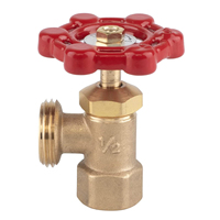 Válvula de Drenaje para Calderas de Latón Fundido de Alta Calidad, Personalizable, Disponible en Fábrica, 125 PSI WOG, 3/4" FIP X 3/4" MHT
