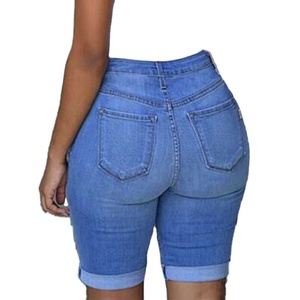 Short en Denim slim du Bangladesh pour femmes/filles, pantalon court et extensible pour mère, en Denim, tendance - Product Image 2