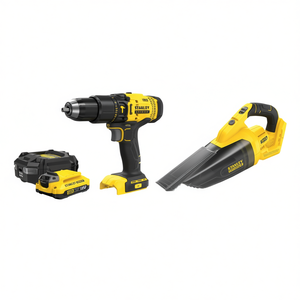 ชุดเครื่องมือไฟฟ้า Stanley 18V V20 พร้อมสว่านไขควง เครื่องดูดฝุ่น แบตเตอรี่ 1 ก้อน และแท่นชาร์จ - Product Image 2