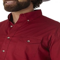 Exportation directe du Bangladesh, chemise en coton de haute qualité pour homme, manches longues, coupe ajustée, couleurs mélangées, design tendance avec poche, saison printemps