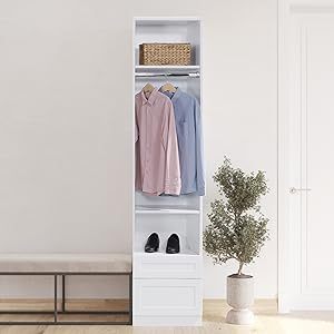 Nouvel arrivage de meubles JY Armoire luxueuse au design moderne pour chambre à coucher Carcasse en bois dur de haute qualité Porte en bois massif Utilisation pour la maison et l'hôtel - Product Image 2