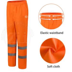 Pantalones de Seguridad de Alta Calidad, Antiestáticos, Transpirables, de Felpa de Algodón, Chaleco de Seguridad Amarillo, Logotipo Personalizado, ANSI Clase 1, Luz LED Intermitente para - Product Image 3