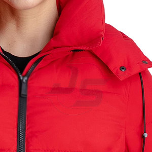 Diseño personalizado 2025 nuevo estilo chaquetas acolchadas para mujer tejido transpirable 100% poliéster relleno sombrero desmontable bajo pedido mínimo - Product Image 4