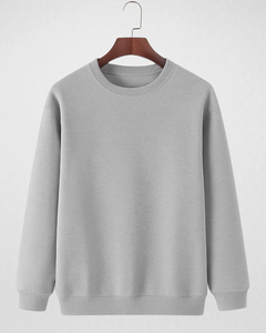 Sweat-shirts décontractés pour femmes, automne-hiver 2026, motif uni, 100% polyester, 400 grammes, logo brodé sur le devant - Product Image 1