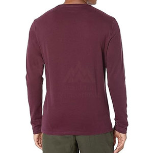 Camiseta de manga larga hecha a medida de diseño único, Camiseta estampada de corte holgado para hombre, camiseta de manga larga recién llegada - Product Image 2