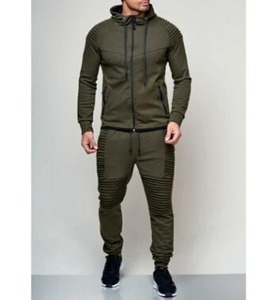2024 <b>Men</b> Tracksuit Sport 2PCS Set Casual Jacket+Pants Jogging Athletic <b>Trainer</b> Solid Cotton Suit Wear <b>Men's</b> Sport Suit - Product Image 5