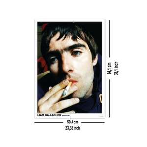 Liam Gallagher Modern Style <b>Poster</b> Munich 1997 Made of Paper for Wall Usage - Product Image 5