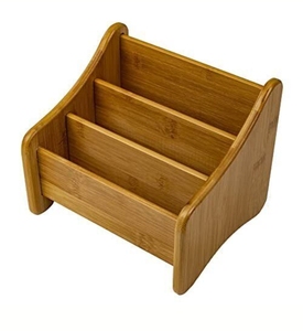 Hộp Sắp Xếp Có 3 Ngăn Hộp Đựng <span class=keywords><strong>TV</strong></span> Từ Xa Hộp Sắp Xếp Từ Xa Phòng Khách Bằng Gỗ Mộc Mạc Hộp Bút Chì Để Bàn - Product Image 3