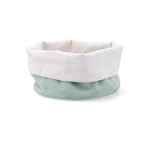 Eco Friendly <b>Grey</b> Rustic Cotton Hand Embroidered Organizer With Textured Finish Perfect <b>For</b> Daily Dining Setup Dining <b>Basket</b> - Product Image 4