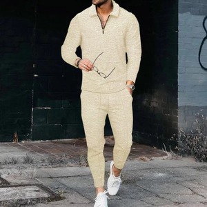 2023 NEW Spring Autumn Men's Zipper Cotton Blended POLO <b>Long</b> Sleeve Set Suit Men's Sportswear Sportswear <b>Long</b> Sleeve Men's S-3XL - Product Image 5