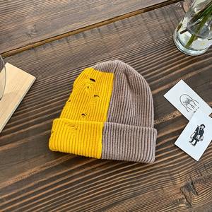 Sustainable Custom Jacquard Logo Cuffless Slouchy Baggy Gorras Winter Skull Cap Knitted <b>Hat</b> <b>Camo</b> Camouflage Beanie - Product Image 2