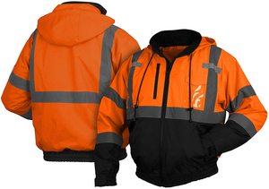 Veste de sécurité haute visibilité réfléchissante, confortable, imperméable, respirante, en softshell, dernier design, antistatique, en polyester - Product Image 6