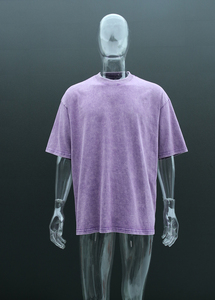 Camiseta Street Vintage Hip Hop Distress, camiseta de algodón con estampado gráfico Dtg, camiseta recortada con dobladillo para hombre - Product Image 6