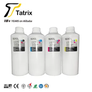 Tatrix 1L通用散装染料瓶彩色补充喷墨油墨适用于所有品牌印刷油墨1L印刷油墨tinta para impremo