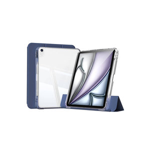 Étui magnétique détachable coulissant Netzy 2025 M3 Folio pour iPad Air 13 2025 Bleu marine Étui de protection pour tablette 11 pouces Airbag ROHS - Product Image 1