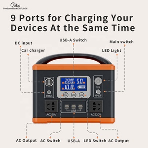 Konfulon nouvelle version <span class=keywords><strong>2023</strong></span> Station d'alimentation solaire Portable, batterie au Lithium 500W 112500mAh UPS pour l'alimentation de <span class=keywords><strong>Camping</strong></span> - Product Image 5
