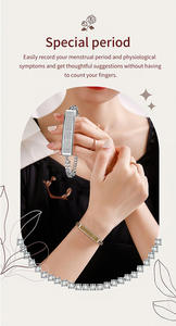 Bracelet intelligent B6 Fashion, tracker d'activité sans écran, montre en acier inoxydable, moniteur de fréquence cardiaque, cadeau de couple pour Android - Product Image 3