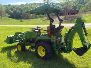 Tractor Cortacésped John Deere de Alta Calidad con Cargador Frontal e Implemento de Retroexcavadora Trasera en Venta, Envío Rápido, Calidad Superior - Product Image 6