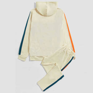 Vente en gros Ensemble survêtement en coton à manches longues pour hommes Nouveau design Survêtement 100% coton en vrac pour l'hiver Bon marché OEM - Product Image 2