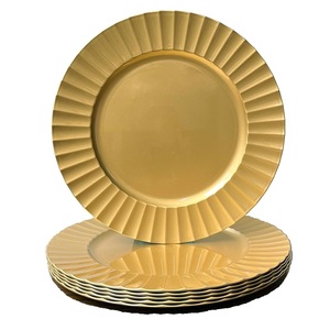 Plat de service alimentaire en métal très tendance d'Inde, plat décoratif en métal pour table, taille extra large - Product Image 1