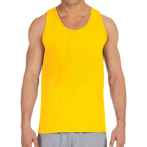 Débardeur en coton pour homme, personnalisable, en gros, avec de nombreuses couleurs, taille plus, unisexe - Product Image 6