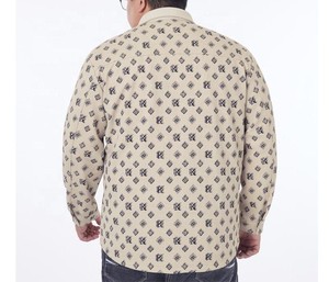 Vente en gros bombardier réversible doudoune coupe-vent polaire trench-coat col rabattu à manches longues vestes décontractées à sublimation - Product Image 3