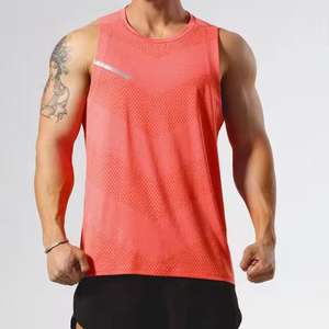 High Quality Men Muscle Gym Workout Extreme <b>Racer</b> <b>Back</b> Tank Top Dry Fit <b>Vest</b> Custom logo Stringers - Product Image 6