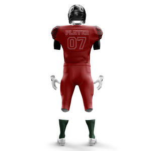 Uniformes de football américain avec logo sublimé personnalisé Ensembles unisexe grande taille respirant à bas prix Uniformes sans devoir livraison rapide - Product Image 5