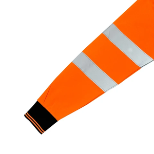 Hot Selling Men's Short Sleeve Workwear Security Polo <b>Shirt</b> Cheap Two-Tone <b>T</b>-<b>Shirt</b> with Reflective Stripes for Summer Use - Product Image 5