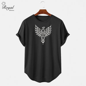 เสื้อยืดโอเวอร์ไซส์คุณภาพสูง เนื้อผ้าหนา พิมพ์ลาย ปักลาย สั่งทำได้ ผ้าคอตตอน 100% เสื้อยืดผู้ชาย - Product Image 4