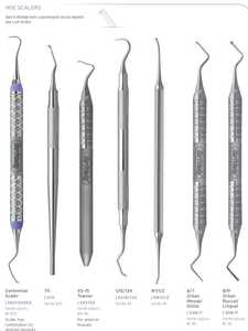 Gracey Hu_Friedy strumenti chirurgici dentali manuali Curette più lungo strumento Scalers File scalper falce <span class=keywords><strong>scaler</strong></span>