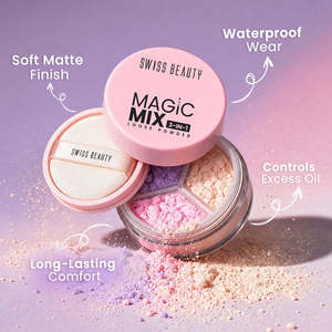 Polvo Mineral Matificante 3 en 1 para Piel Grasa - Fijador de Maquillaje y Corrector Resistente al Agua - Product Image 2