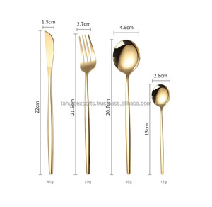 Vente chaude de haute qualité en métal en acier inoxydable ensemble de couverts ensemble de vaisselle de dîner disponible dans des tailles personnalisées - Product Image 3