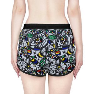 Orisun VI pantaloncini sportivi a vita alta da donna pantaloncini x pantaloncini Cargo in cotone Spandex con Logo personalizzato Hot Pattern AOP - Product Image 6