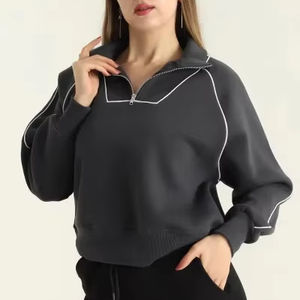 Sudadera de mujer Nuevo último logotipo personalizado sudor de mujer Llegada Sudadera de mujer en diferentes estilos - Product Image 1