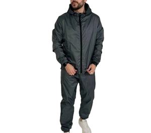 Traje deportivo personalizado de alta calidad para hombre, Sudadera con capucha transpirable, chándal sólido de talla grande para correr en invierno, conjunto de dos piezas 2026 - Product Image 3